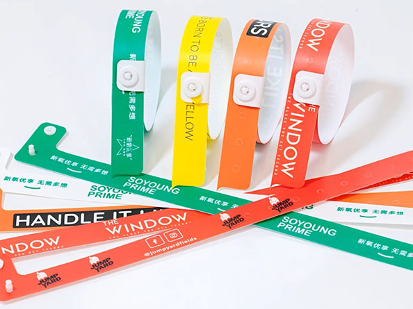 Factory Wholesale Plastic Bracelet for Events Party Custom PVC Vinyl Wristband Promotional Wristband