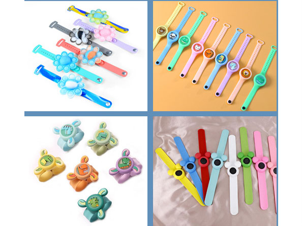 Factory wholesale bulk cheap custom logo hand bands rubber ruler bracelet blank silicone slap wristb